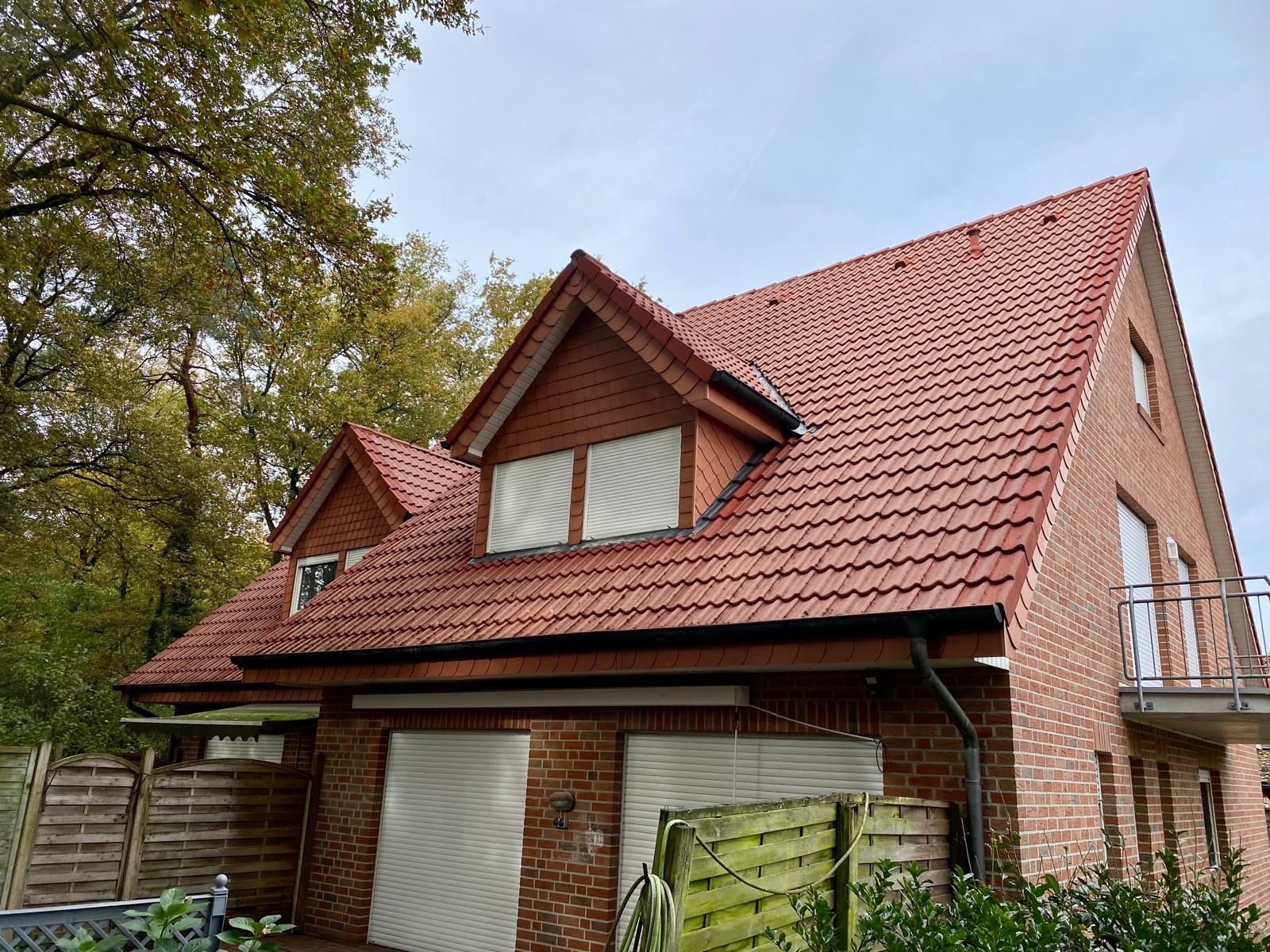 Nachher: Die Dachfl&auml;che in Spelle nach der fachgerechten Reinigung.